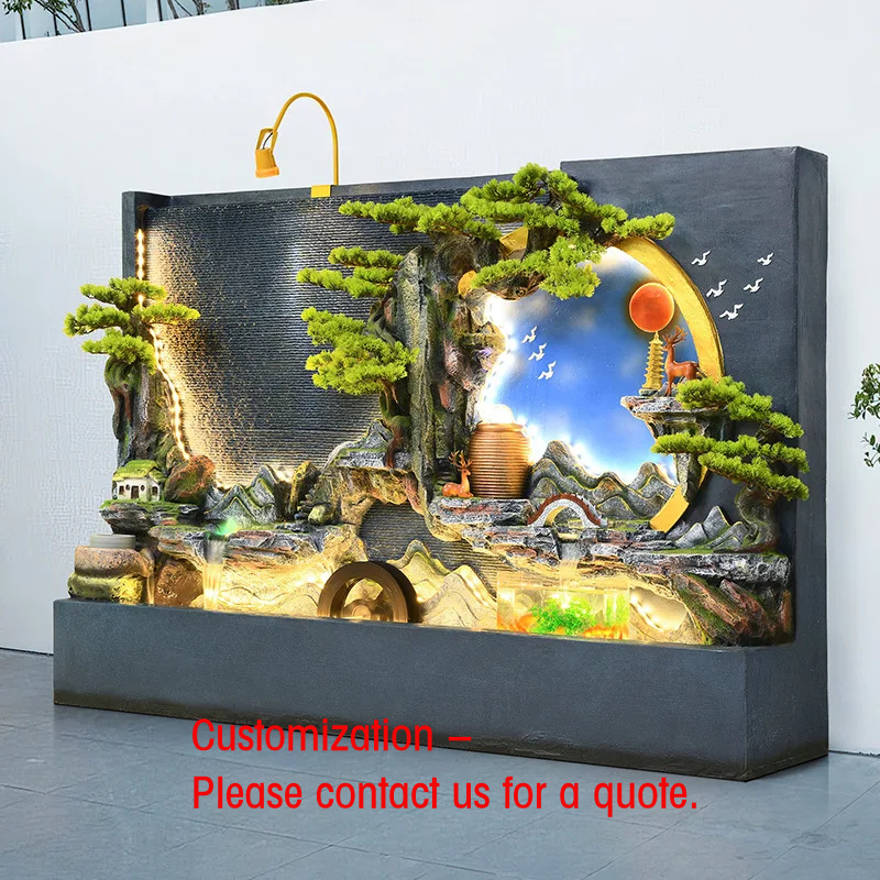Bonsai Zen Garden Set - Set Air Mancur Elegan untuk Dekorasi