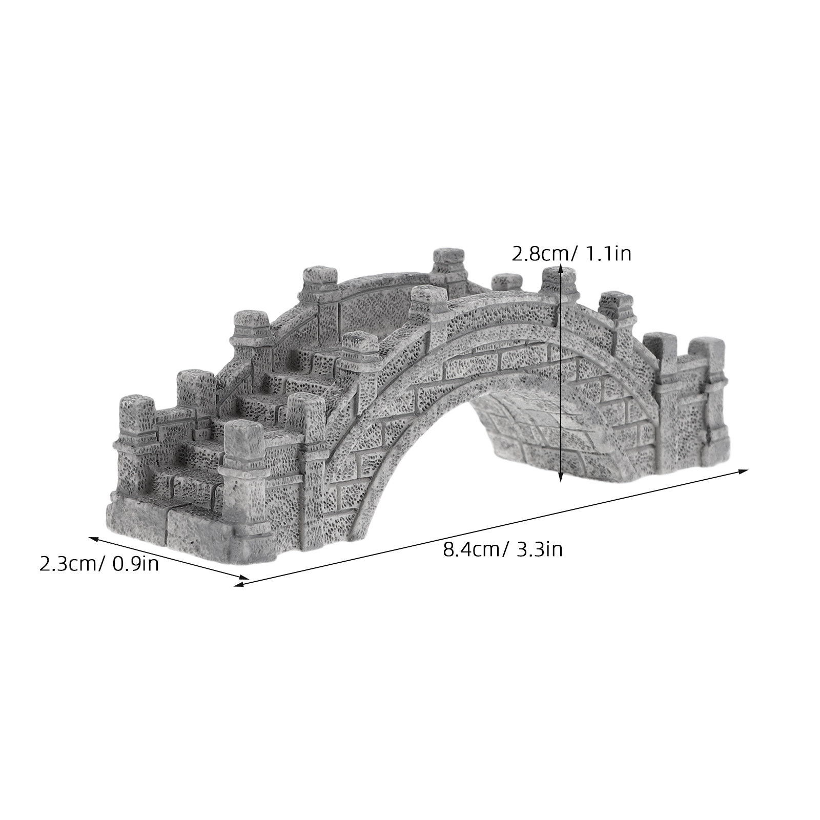 4Pcs Set Jembatan Taman Miniat - Bonsai Zen Garden Set ulasan dan harga