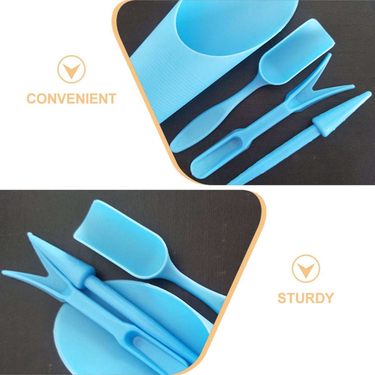 4 buah/set, ember plastik taha - Soil Scoop Tool ulasan dan harga