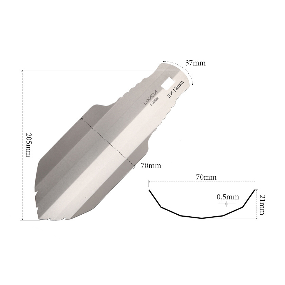 Lixada Sekop Tangan Taman Tita - Soil Scoop Tool ulasan dan harga