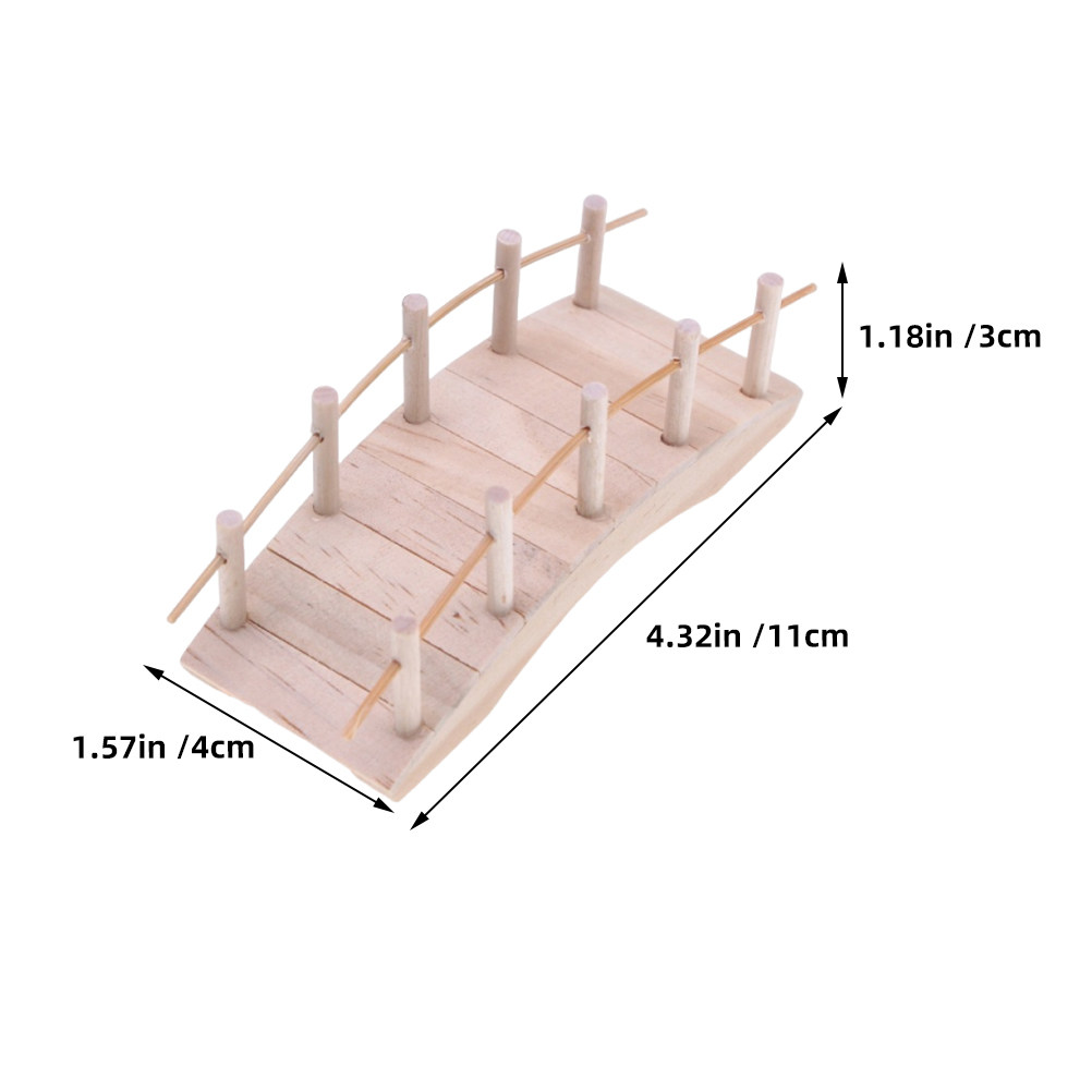 2 Buah Miniatur Jembatan Lengk - Bonsai Garden Landscape Design ulasan dan harga