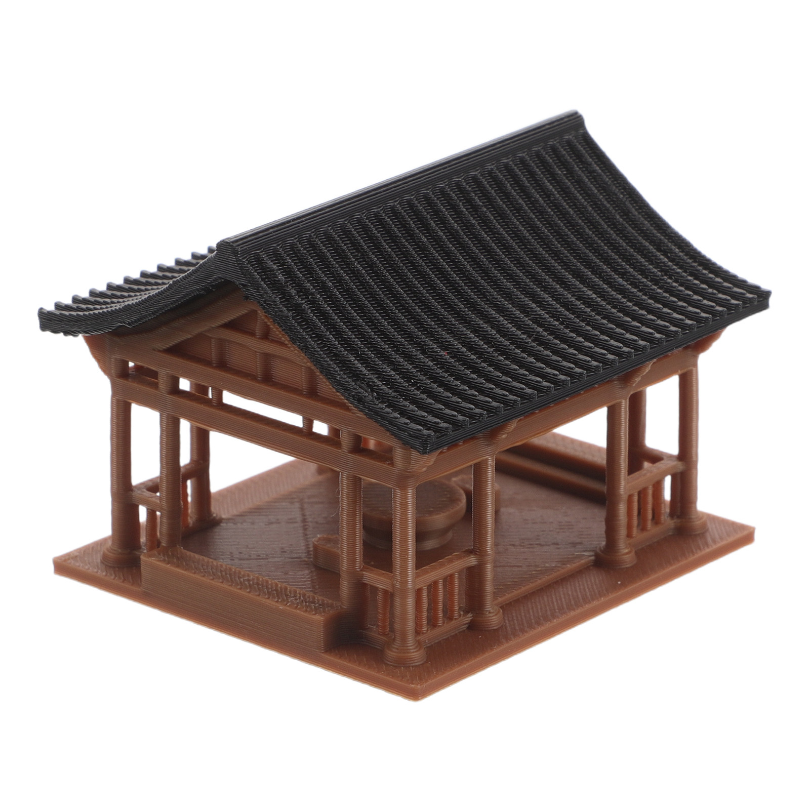 Patung Paviliun Mini Berbentuk - Bonsai Garden Landscape Design ulasan dan harga
