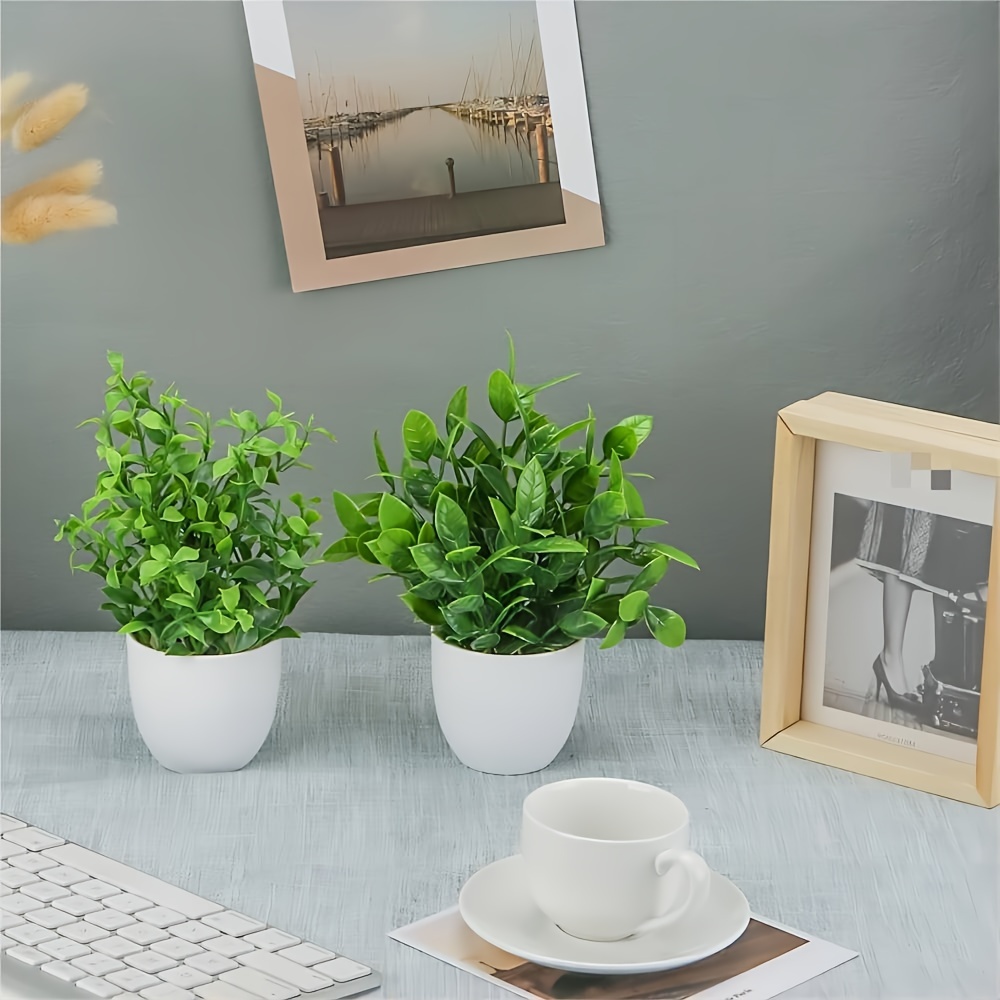 4 Buah Tanaman Pot Mini Buatan - Bonsai Garden Pot ulasan dan harga