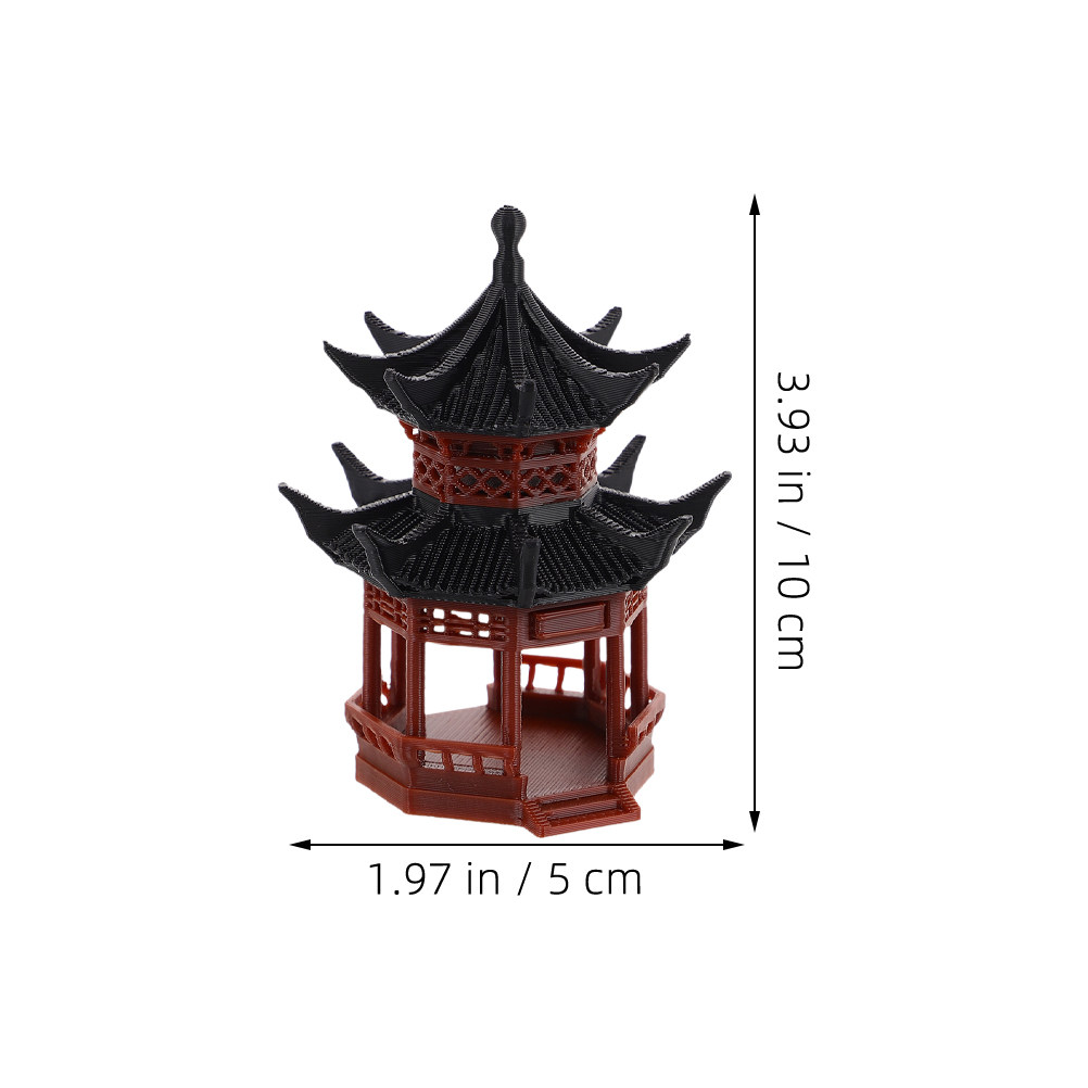 Patung Paviliun Miniatur Asia  - Bonsai Garden Landscape Design ulasan dan harga