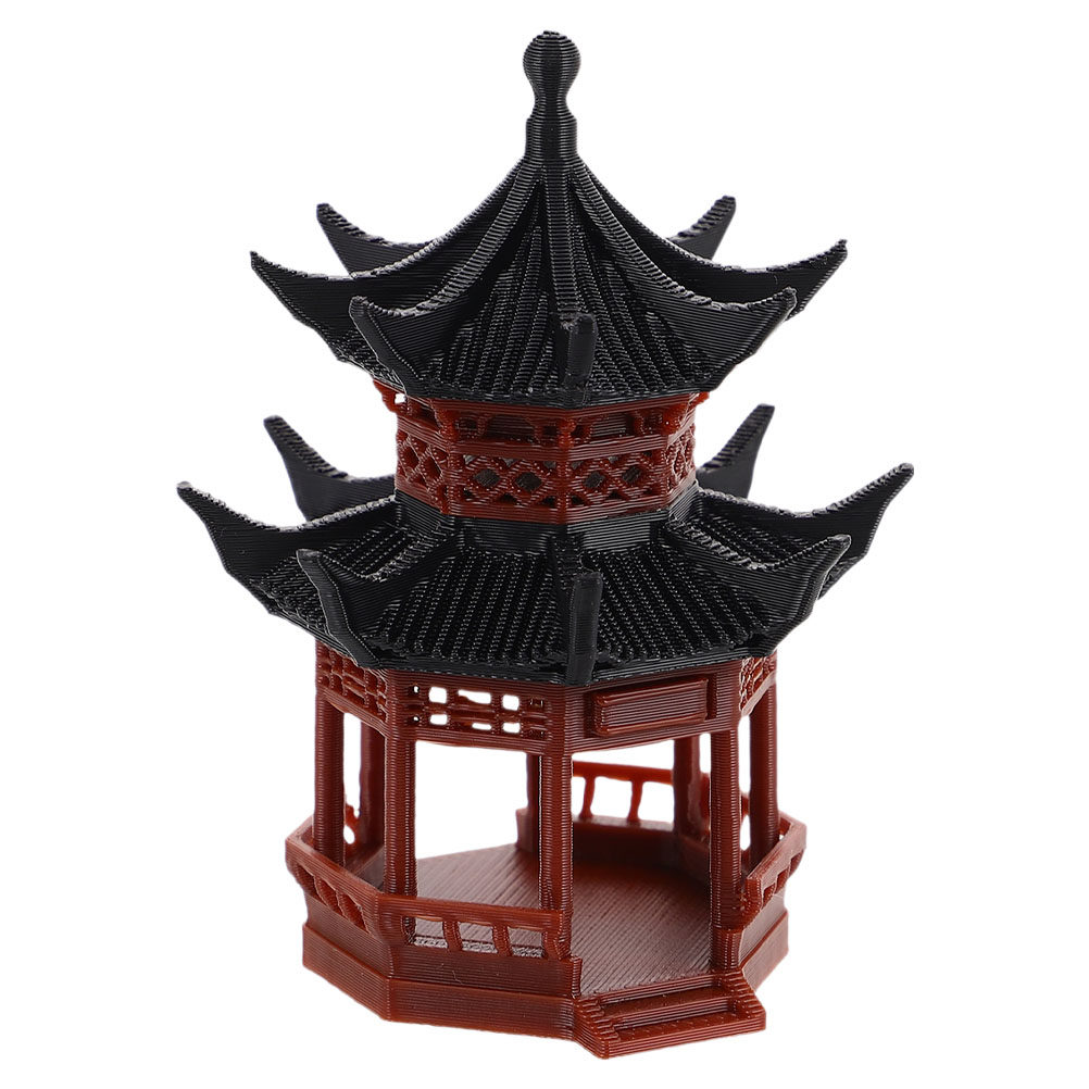 Patung Paviliun Miniatur Asia  - Bonsai Garden Landscape Design ulasan dan harga