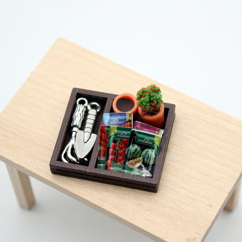 Aksesoris Taman Miniatur Rumah - Soil Scoop Tool ulasan dan harga