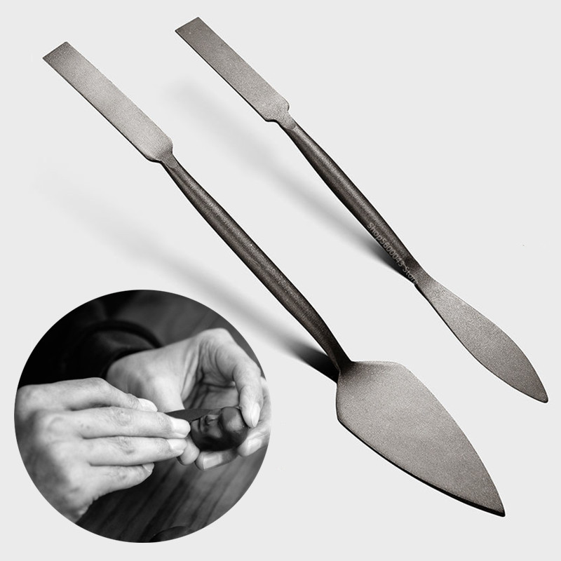 Pisau Pengukir Berkepala Ganda - Soil Scoop Tool ulasan dan harga