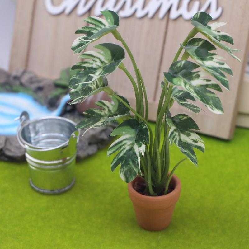 Baru.1PC 1/12 Rumah Boneka Sim - Bonsai Garden Pot ulasan dan harga